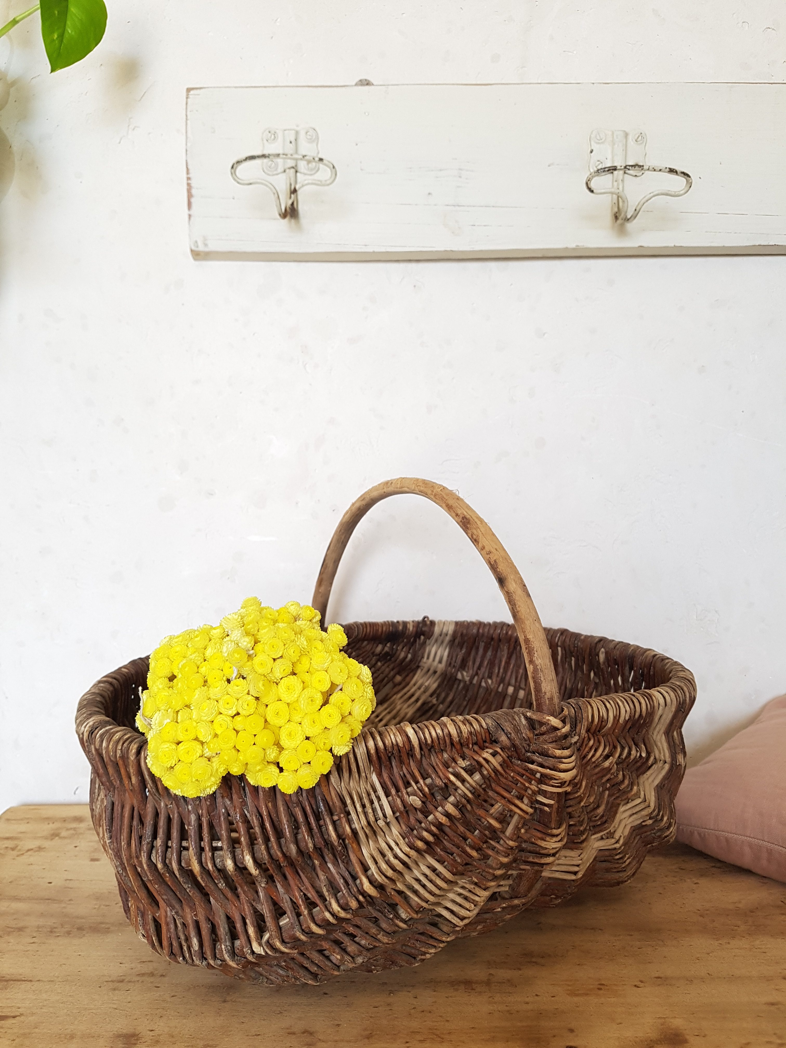 Panier vintage marron 1 Panier vintage marron