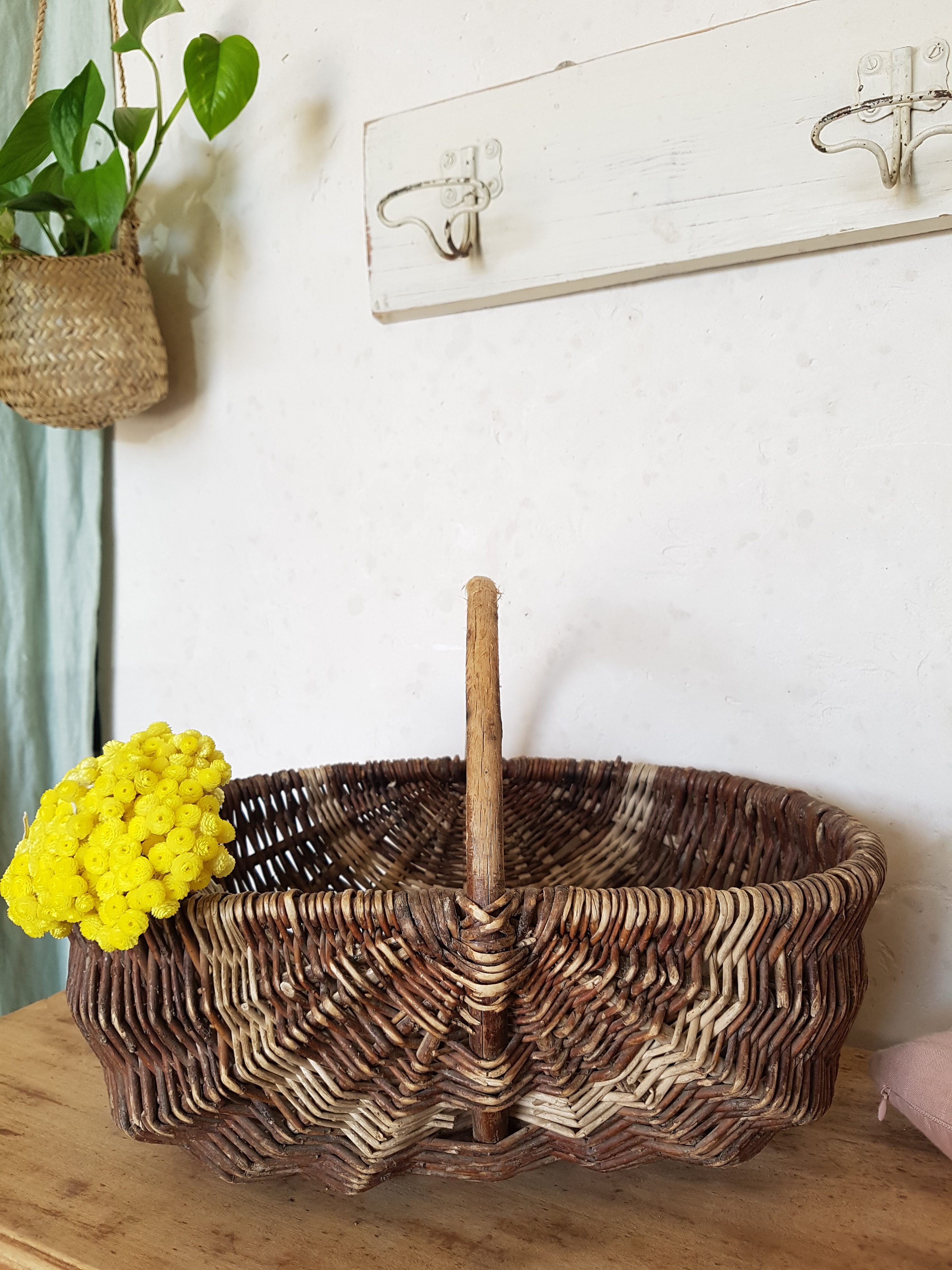 Panier vintage marron 2 Panier vintage marron