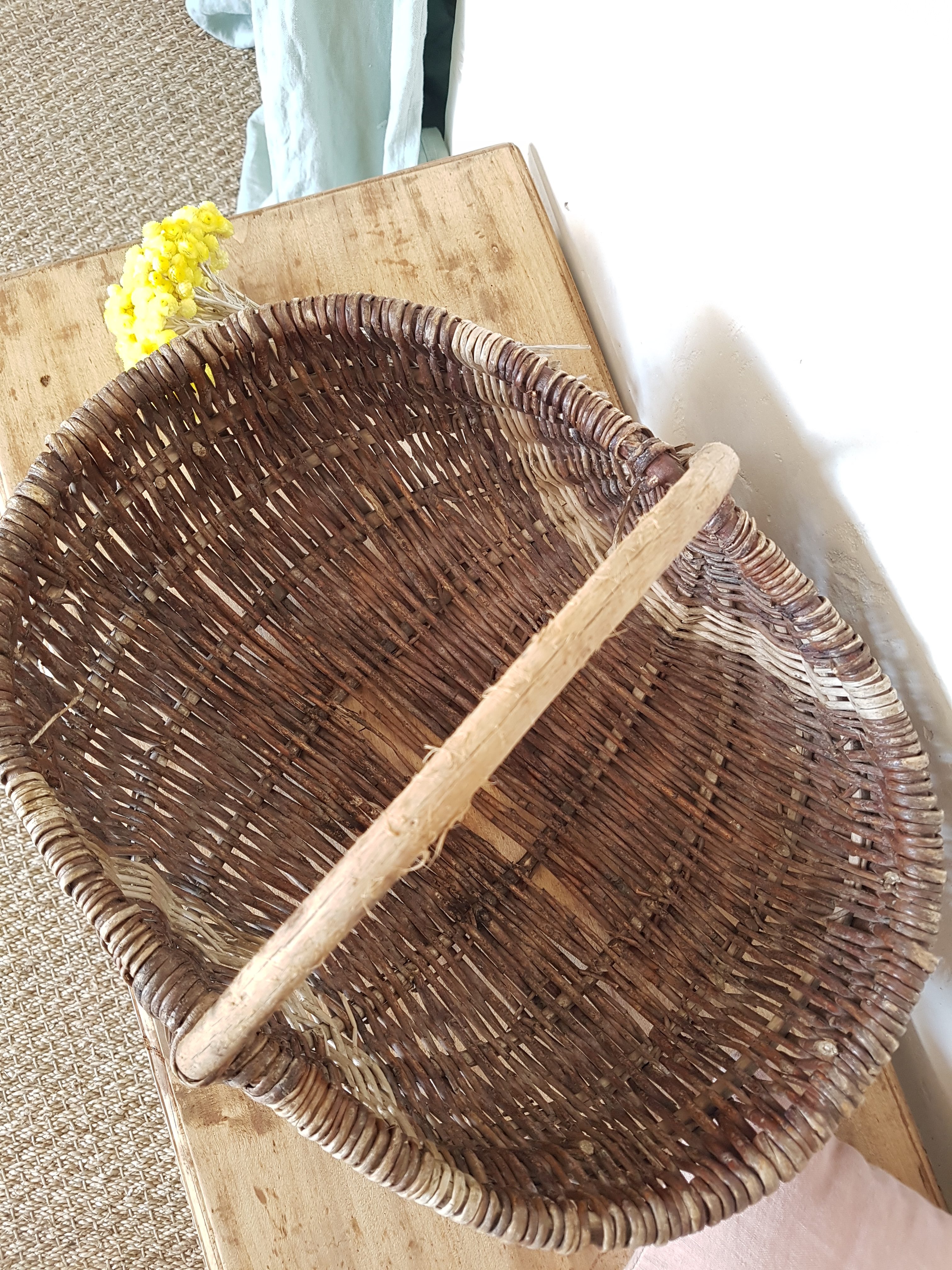 Panier vintage marron 3 Panier vintage marron