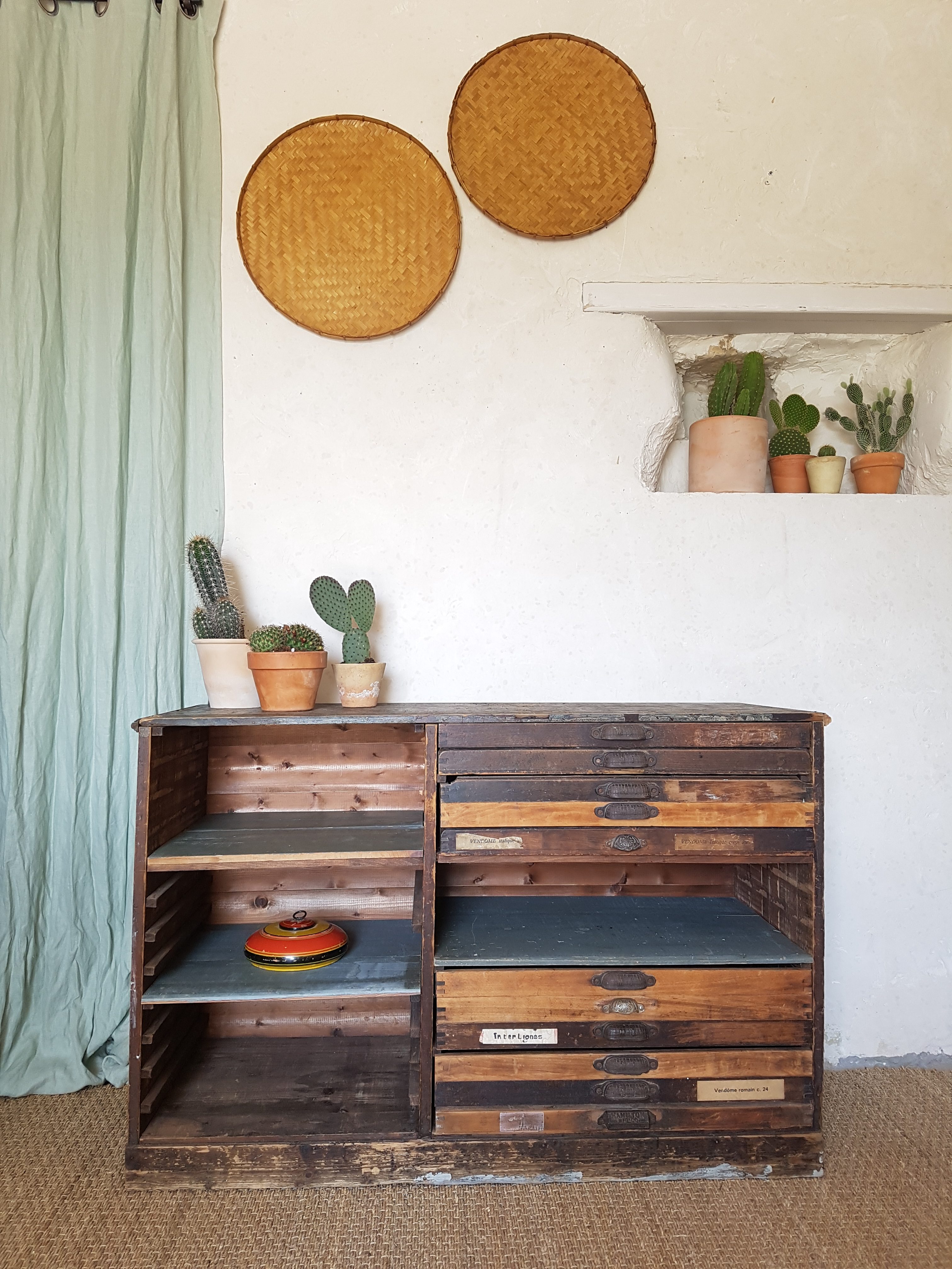 Collections précédentes: Inspirations passées pour vos futurs projets 14 Ancien meuble d'imprimerie