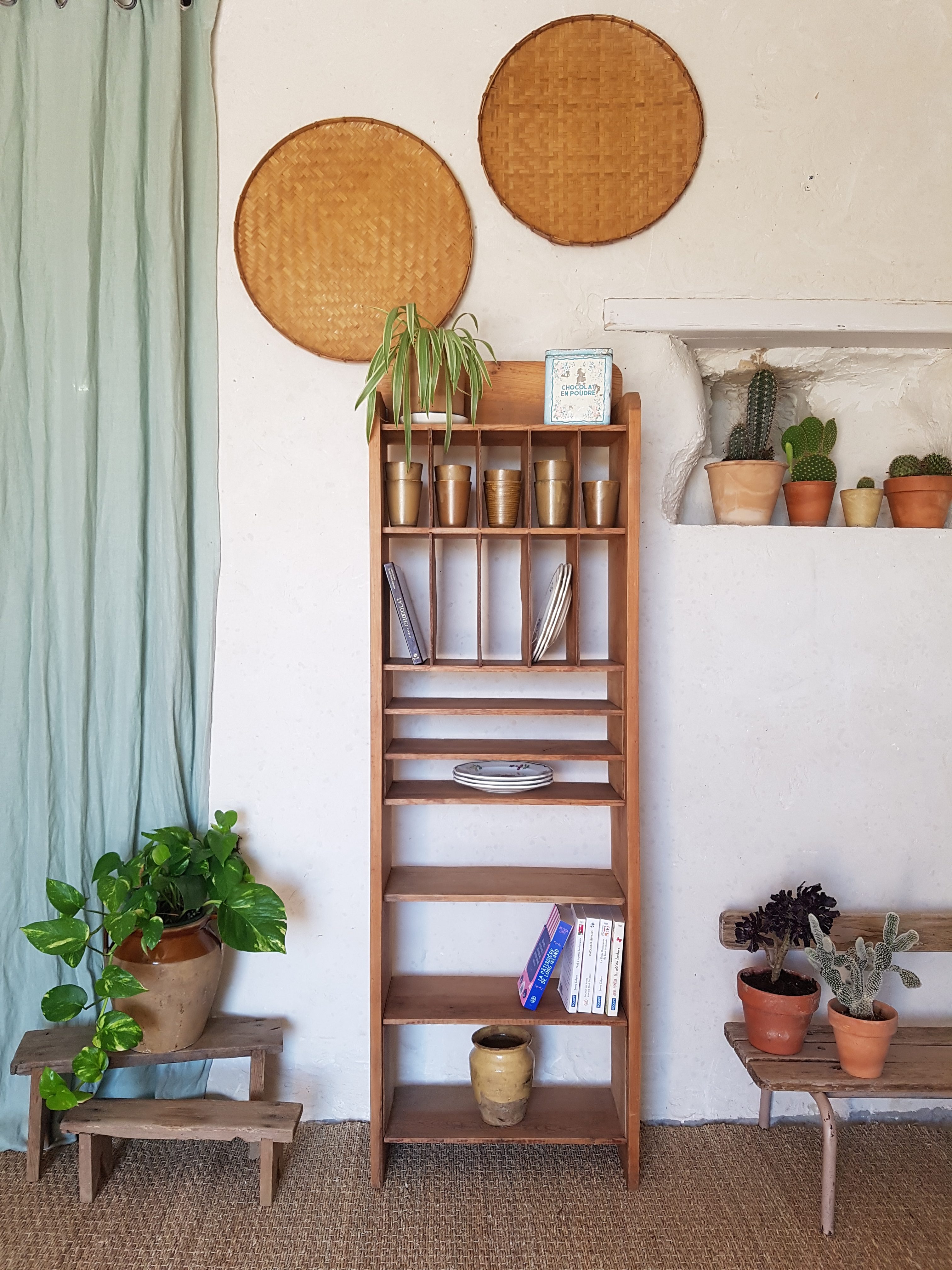 Collections précédentes: Inspirations passées pour vos futurs projets 21 Passiflore Meuble à casiers de tri postal en bois