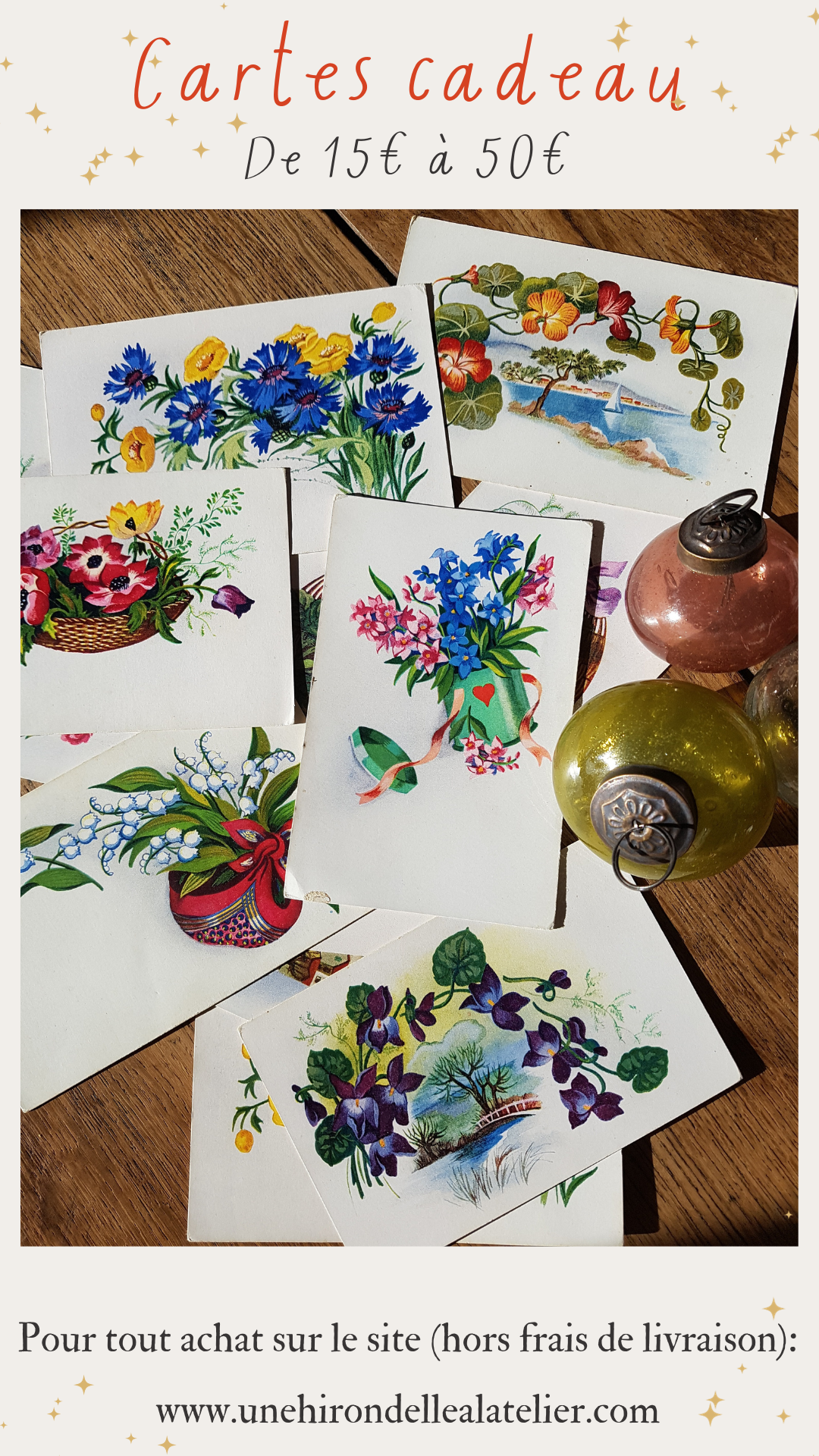Bons d'achat / Cartes cadeau à offrir 1 Bons d'achat / Cartes cadeau à offrir
