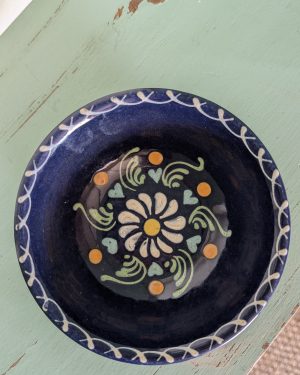 Coupelle bleue en céramique