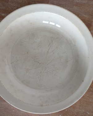 Plat creux en faïence Digoin