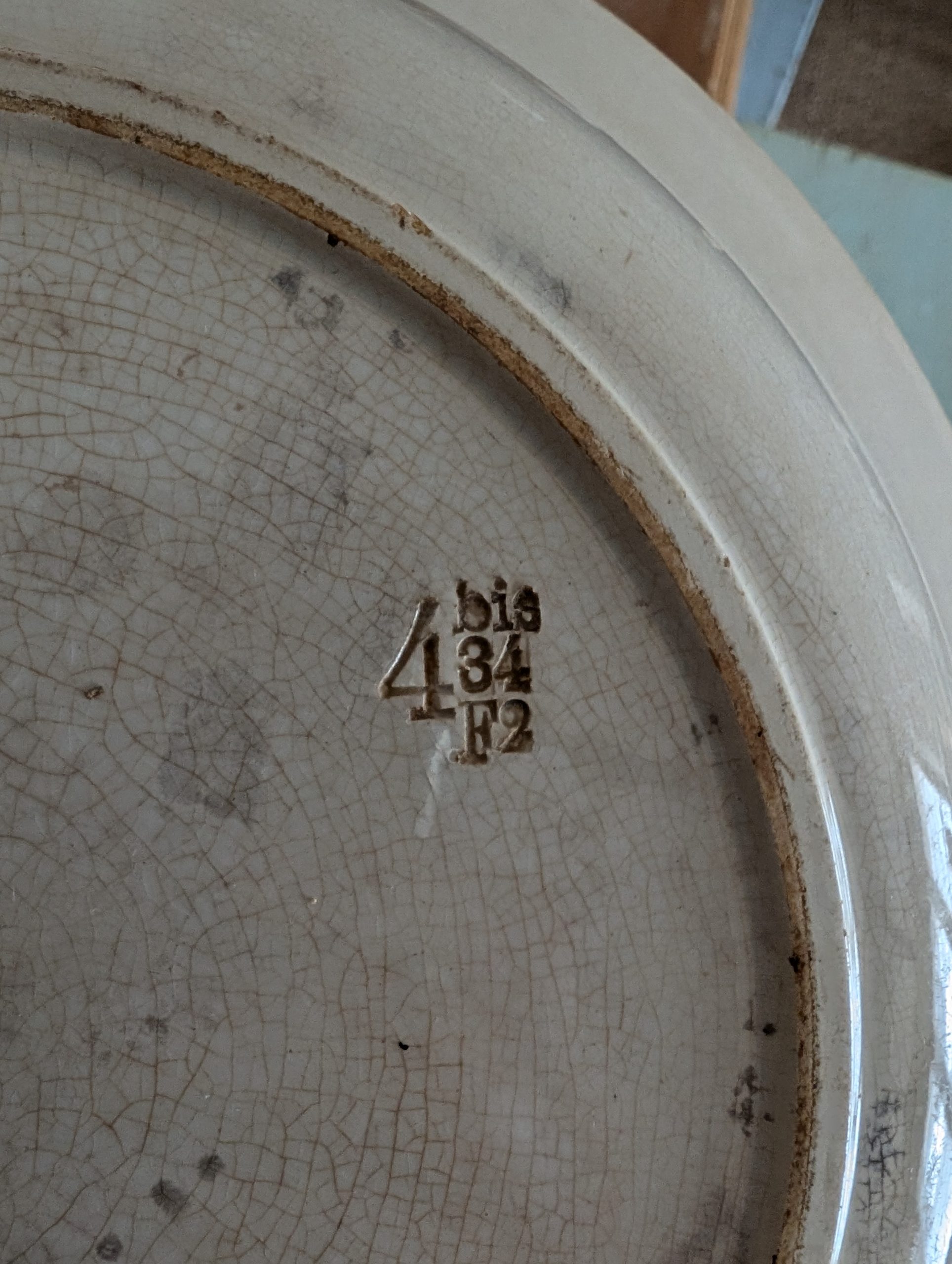 Plat creux en faïence Digoin 3 Plat creux en faïence Digoin