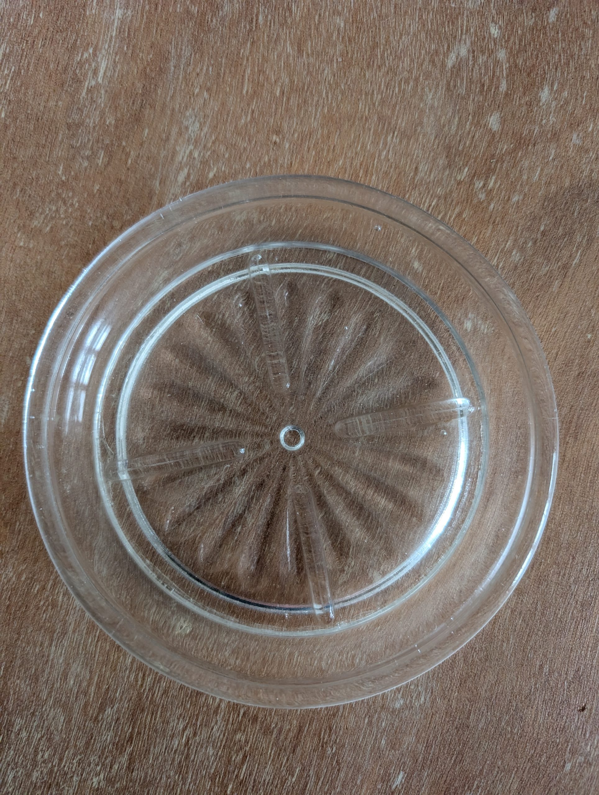 Coupelle ancienne en verre bullé 4 Coupelle ancienne en verre bullé