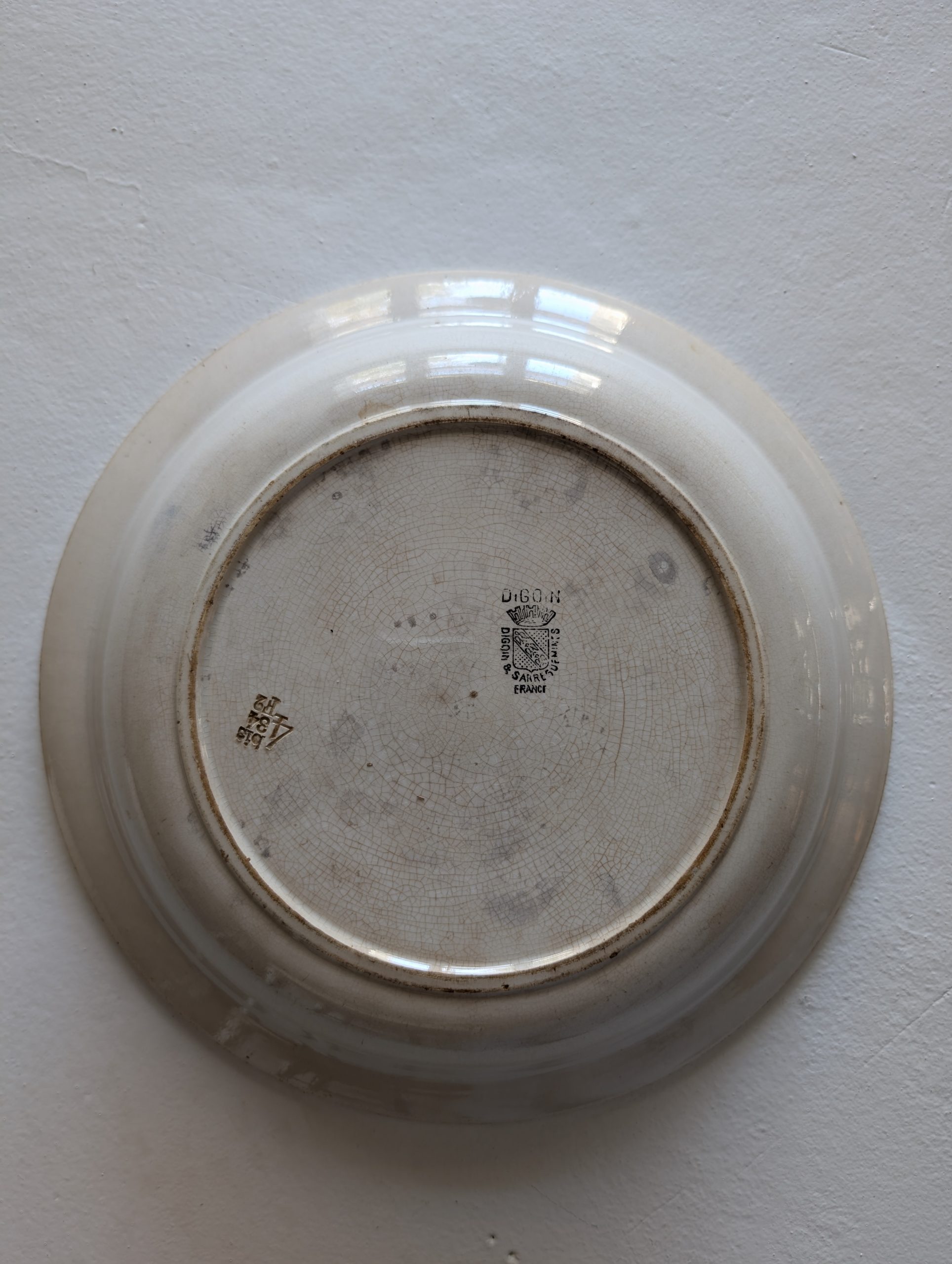 Plat creux en faïence Digoin 2 Plat creux en faïence Digoin