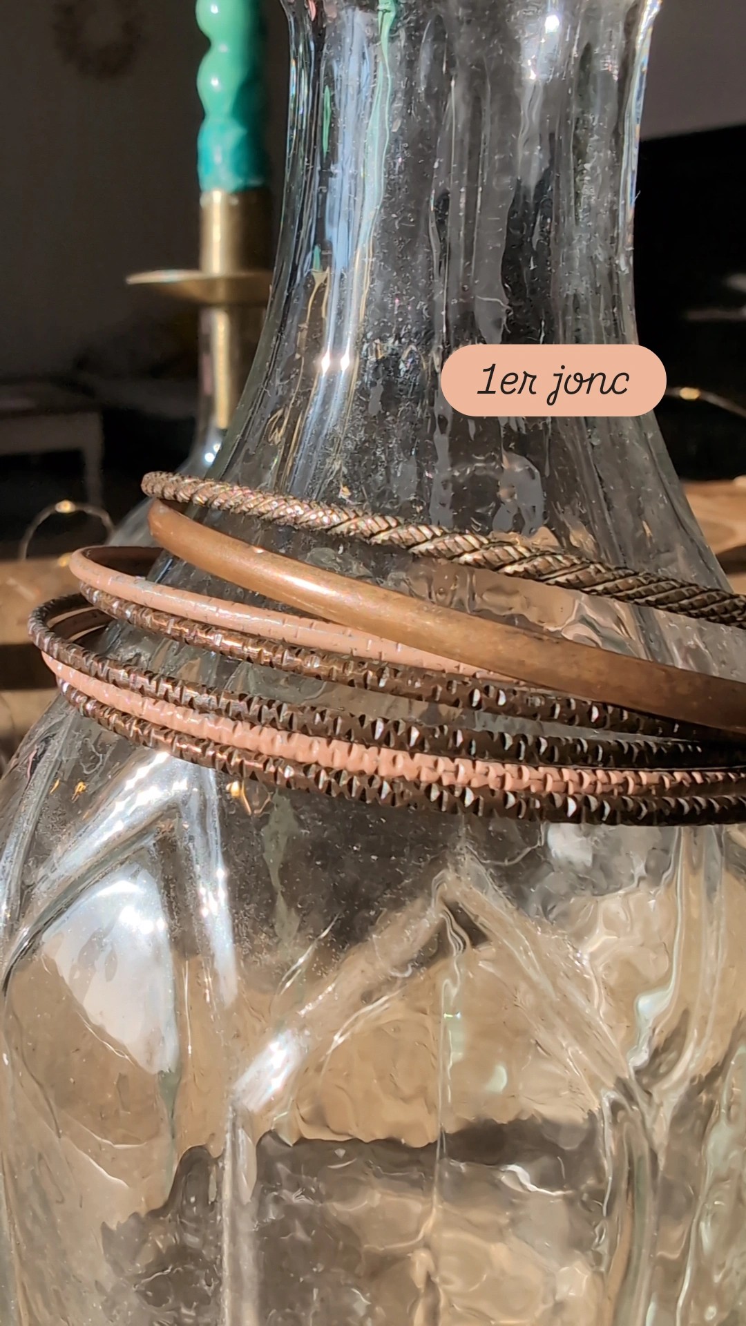Bracelet jonc semainier vintage 2 Bracelet jonc semainier vintage