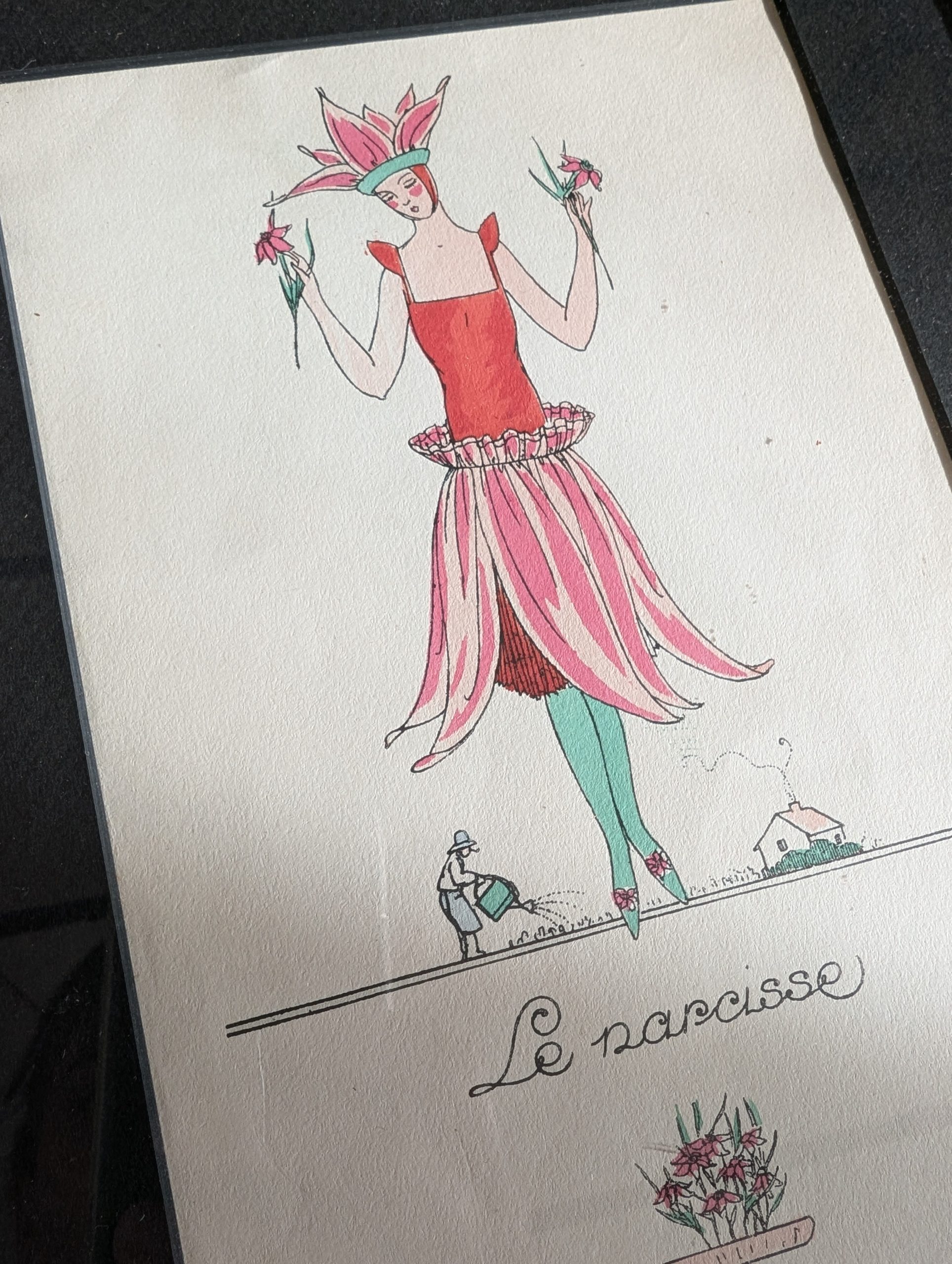 Illustrations anciennes Nos travestis encadrées 3 Illustrations anciennes Nos travestis encadrées