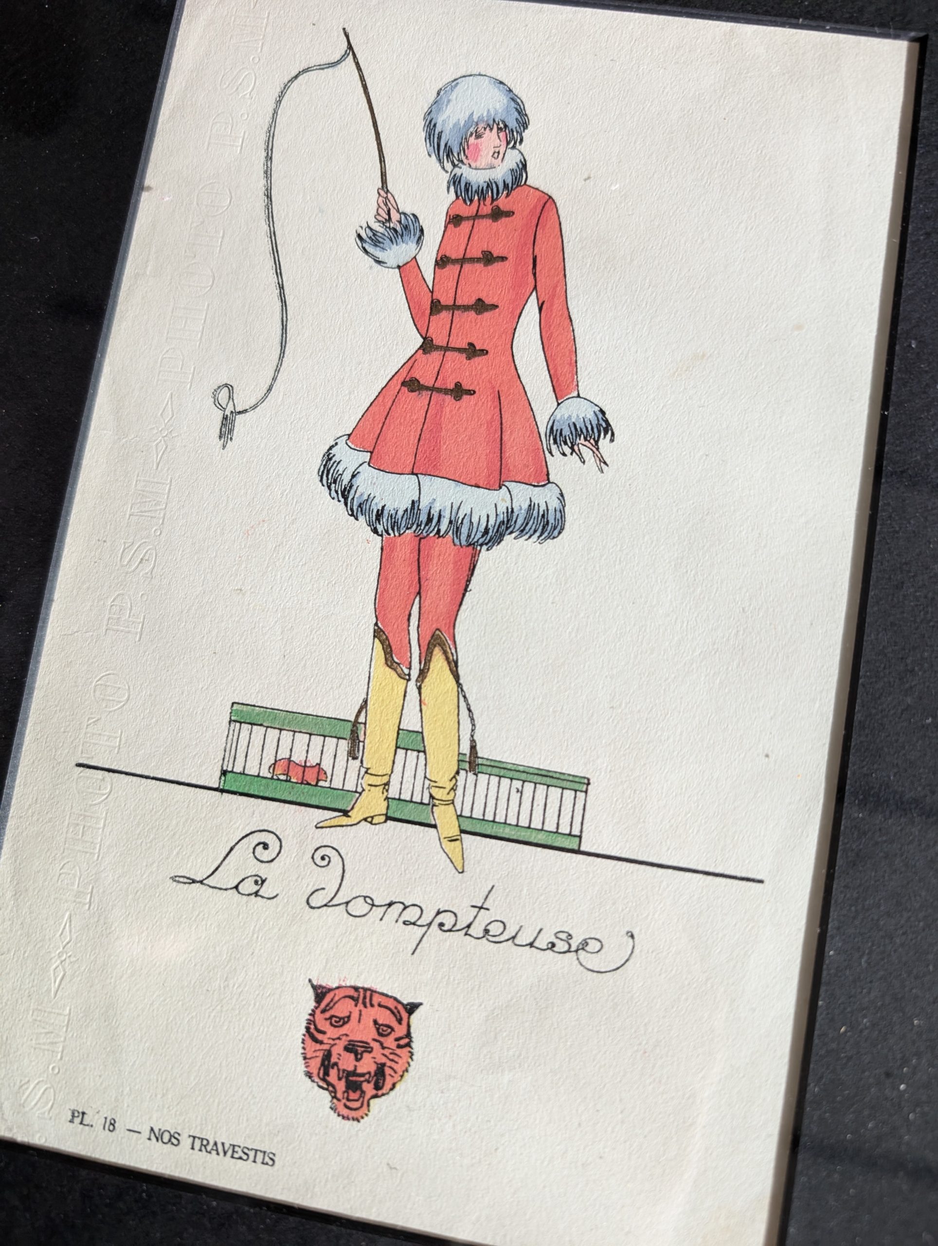 Illustrations anciennes Nos travestis encadrées 24 Illustrations anciennes Nos travestis encadrées