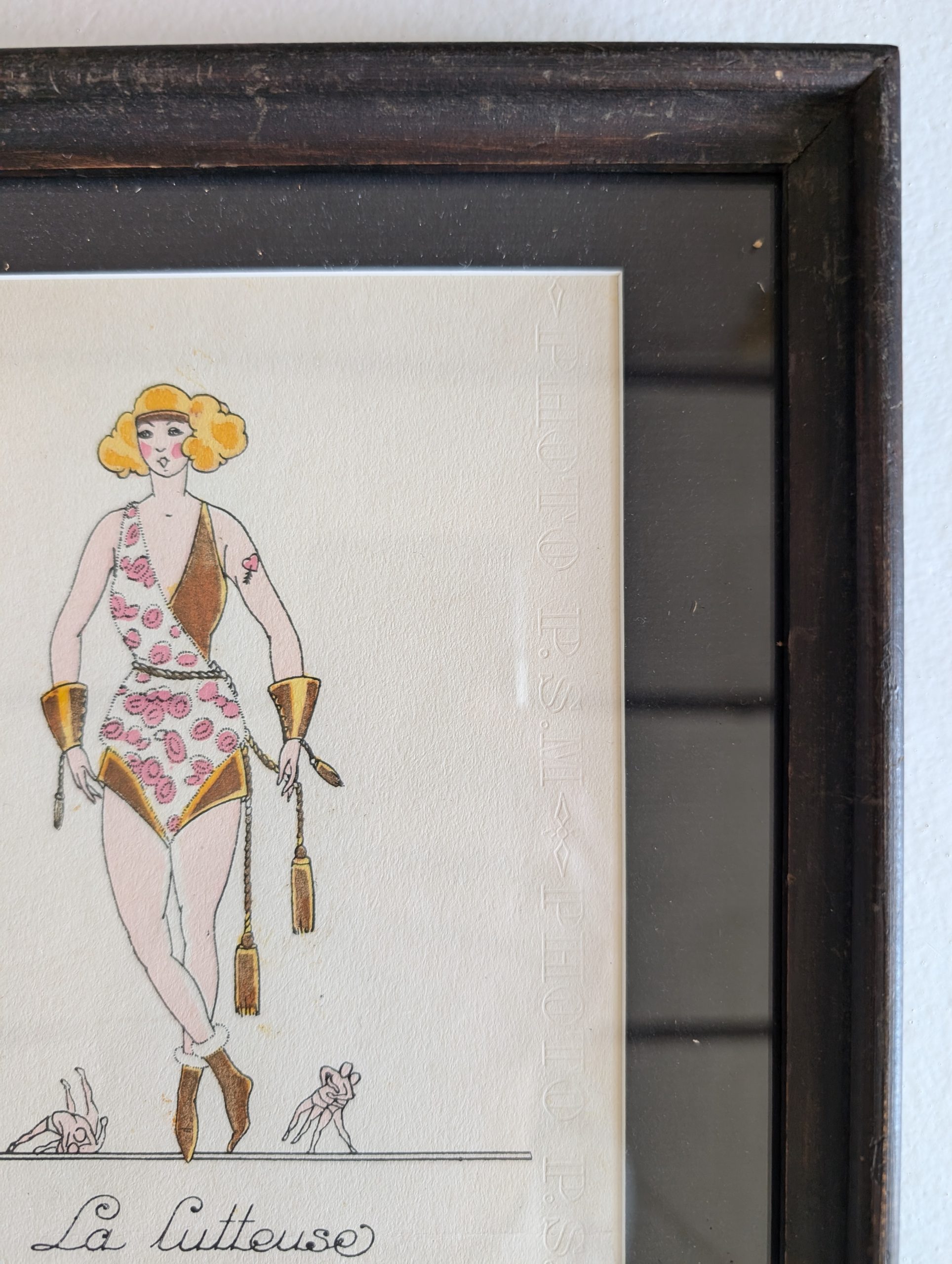 Illustrations anciennes Nos travestis encadrées 17 Illustrations anciennes Nos travestis encadrées