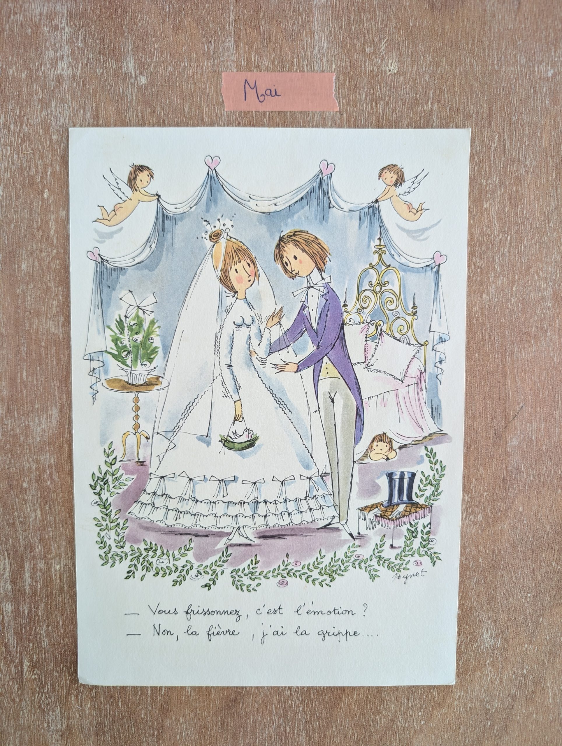 Illustrations Peynet 1962 5 Illustrations Peynet 1962