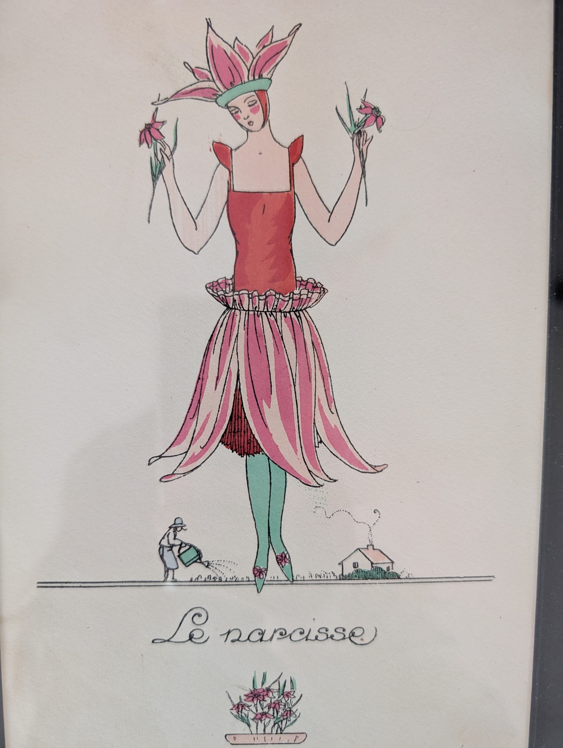 Illustrations anciennes Nos travestis encadrées 4 Illustrations anciennes Nos travestis encadrées