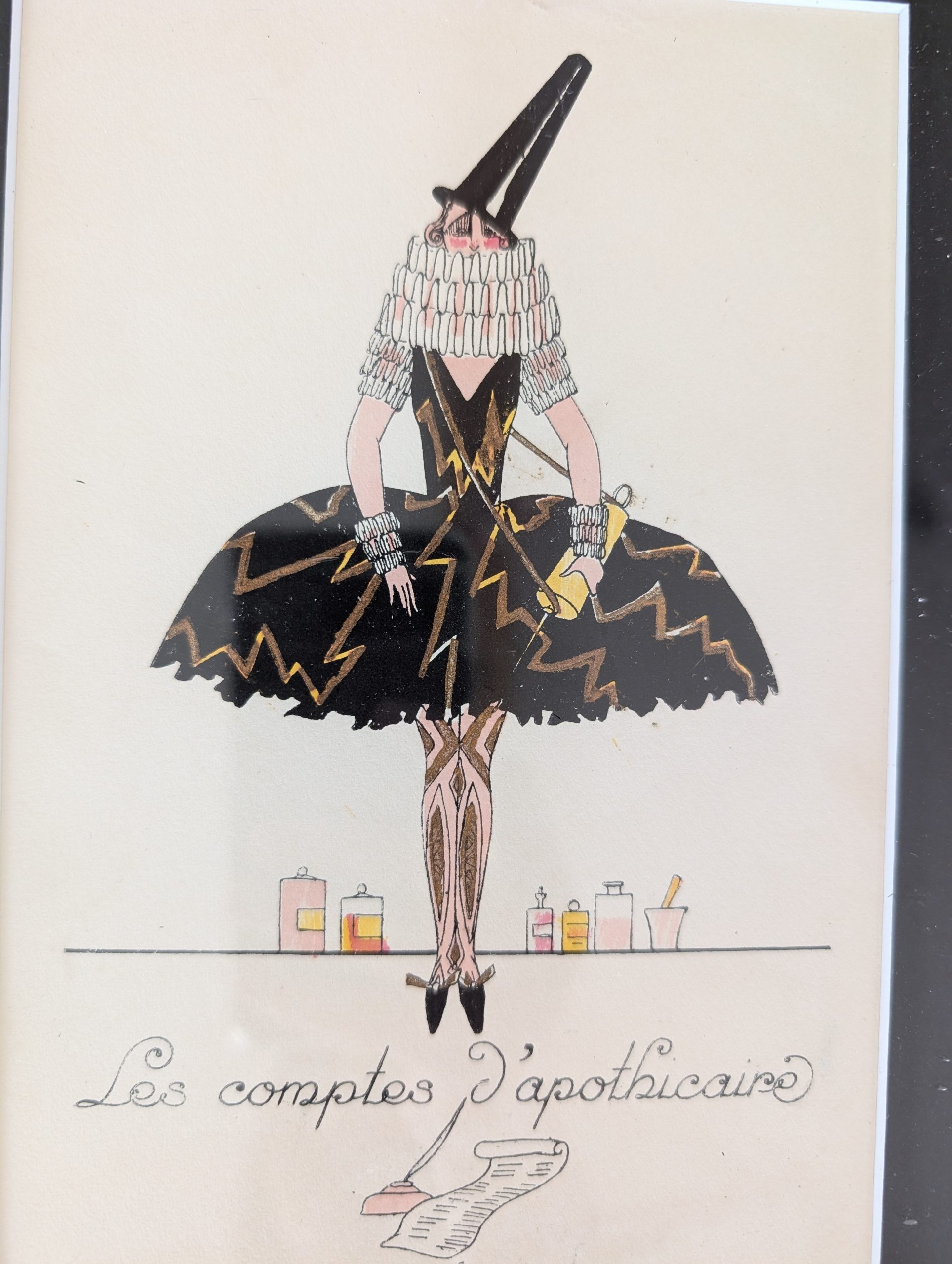 Illustrations anciennes Nos travestis encadrées 7 Illustrations anciennes Nos travestis encadrées